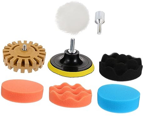 KONTONTY 8pcs Glue Removal Wheel Rubber Wheel Sticker Remover for Car Decal Removal Decal Remover for Cars Random Color