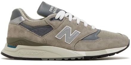 Grau/Silber, New Balance 996, hergestellt in den USA