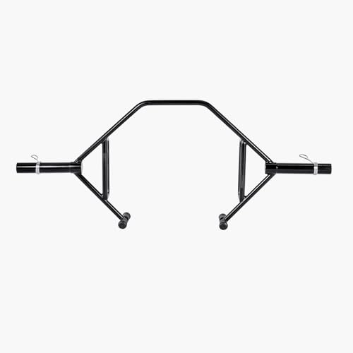 VEVOR Trap Bar Hex Bar, Open-Ended Frame Hex Barbell, 50mm 360 kg Capacity Shrug Bars with Knurled Grips, Weightlifting and Strength Training Equipment, Home Gym for Squats Deadlifts Shoulder Press