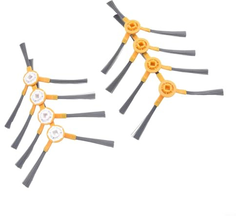 Honseadek 8 x spazzole laterali di ricambio per ABIR X6 X8 robot aspirapolvere angolo bordo accessori per la pulizia