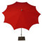 Maffei Art 55 Estrella, runder Sonnenschirm D.cm 250. Made in Italy. Exclusiv Farbe: rot