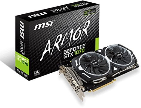 MSI GeForce GTX 1070 ARMOR 8G OC