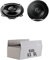 Lautsprecher Boxen Einbauset passend mit Pioneer TS-G1320F - 13cm 2-Wege 130mm PKW Koaxiallautsprecher Auto Einbausatz für Audi A3 8L