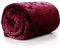 Lemetex Kuscheldecke, Wohndecke ENZO 130x180cm Pomegranate dunkelrot