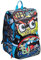 SJ Gang Schulrucksack, Backpack -Deep Blue, mehrfarbig, ausziehbarer Unisex-Rucksack, für Kinder, Blau, Einheitsgröße, Schule und Grundschule