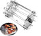 OKUYAN Rotating Kebab Skewers - Stainless Steel Roaster Rotisserie - Fits Most Air Fryer Oven Grill - Includes 10 Skewers