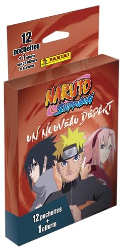 Panini Naruto Shippuden 004628KBF13 2-A New Start Blister 12 Beutel + 1 Gratis