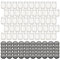 gouveo Lot de 50 bocaux de conservation 125 ml Helix avec couvercle à vis noir mat - Petits bocaux de conservation avec bouchon à vis TO53 - Pots à vis pour confiture, miel, fait maison (HEG125SZ)