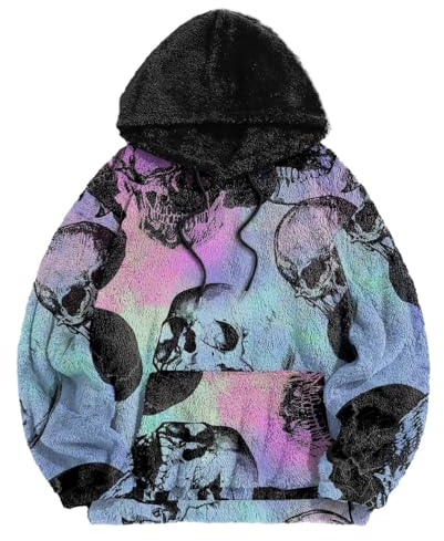 Fleecesweatshirt Herren 3D Druck Jugend Coole Hoodies Herren Casual Weich Personalisiert Hoodie Herren All-Match Oversized Hoodie Trend Mode Herren CQ-08 S