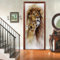 Türaufkleber Tier Löwe Tiger Leopard 77 X 200 Cm Türtapete Selbstklebend Türposter Fototapete Poster Tapete Pvc 3D Türaufkleber Selbstklebend Diy Türbild - Fotos Von Kinderzimmertüren 0