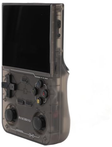 MENDUNER Consola Portátil K36, Consola Retro, Consola de Juegos Retro Consola de Juegos Portátil Retro, Balancín 3D Dual, Más de 20 Emuladores para PSP, N64, PS1, GBA, etc. (Black)