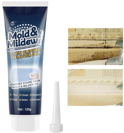 Colle à joints – 120 g de pâte blanche pour carrelage en tube, pâte de réparation multifonction, mastic étanche pour éviers de cuisine, baignoires, surfaces de douche, mélange de fixation de salle de
