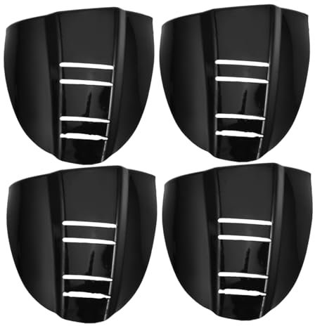 HOMSFOU 4stücke Brillen Seitenschutz Zum Aufstecken Schwarz Für Schutzbrillen Und Sonnenbrillen Seitenschutz Für Brillenträger Mit Verbessertem Gegen Stöße Und Abrieb Langlebige Konstrukti