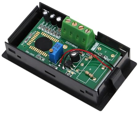 Dioche Amperometro LCD, Amperometro Digitale LCD DC 100A con Display Digitale - Misuratore da Pannello LED Ad Alta Precisione con Resistenza Shunt da 100 A/75 MV per Misurazione Accurata della