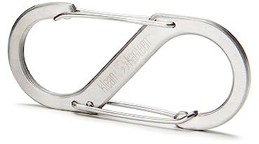 Klean Kanteen 1000461 S-Karabiner Größe 3 aus Edelstahl, Silber