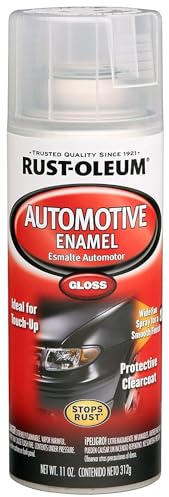 Rust-Oleum 257884 Automotive Enamel Spray Paint, 11 oz, Gloss Clear