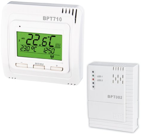 Elektrobock Thermostat Funkset UTQ Festanschluss CZ - Weiß - ZigBee - Kompakt