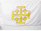 AZ FLAG - Flagge Königreich Jerusalem - 150x90 cm - Kreuzfahrerstaaten Fahne 90 x 150 Cm Scheide Für Mast - Flaggen