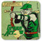 Logoshirt DC Comics Untersetzer - Green Arrow - Superheld - grün - Lizenziertes Originaldesign