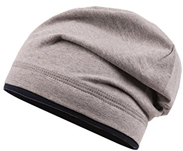 maximo Jungen Beanie, Jersey Mütze, Grau (Grau/Dunkelmarine 511), 51