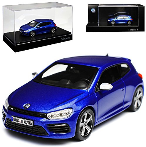 Norev Volkwagen Scirocco R III Coupe Rising Blau Modell 2008-2017 Ab Facelift 2014 1/43 Modell Auto