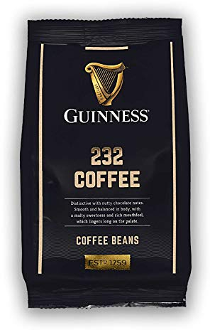 Exclusive Guinness Coffee '232' Brew - 227g Roasted Beans by Tiki Tonga Coffee Roasters. Roasted in The United Kingdom