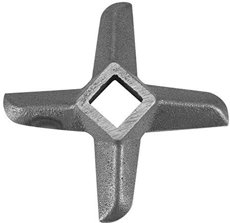 LANTRO JS Cuchillas maquina de picar carne, Cuchillas en Forma de Cruz para picadora, Acero Inoxidable Cocina Reemplazo de la Cuchilla Amoladora, Repuestos picadora de carne(#22)