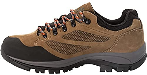 Jack Wolfskin Herren Rebellion Texapore Low M, Brown / Red, 42.5 EU