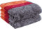 Erwin Müller Walk-Frottier Duschtuch 2er-Pack, Paisleymuster orange Größe 70x140 cm - schnell trocknend und extra saugstark, praktisch durch beidseitige Schlaufen, 100% Baumwolle