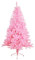 SOLAGUA NAVIDAD Künstlicher Weihnachtsbaum mit extra gefüllten Lamettablättern, 150–300cm Tanne mit Metallstütze (Rosa, 150cm 380Tips)