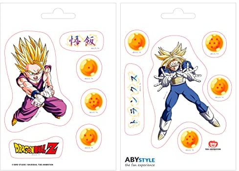 ABYSTYLE - DRAGON BALL Z Mini Stickers Gohan & Trunks 16 x 11 cm