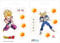 ABYSTYLE - DRAGON BALL Z Mini Stickers Gohan & Trunks 16 x 11 cm