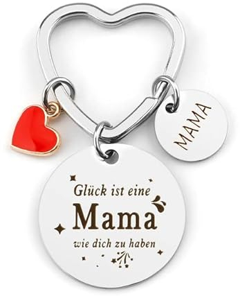 BOMEON Mama Geschenk,Muttertagsgeschenke für Mama,Schlüsselanhänger Mama,Geburtstagsgeschenk für Mama,Mutter Tochter Geschenk,Geschenke für Mama,Muttertagsgeschenke für Mama personalisiert