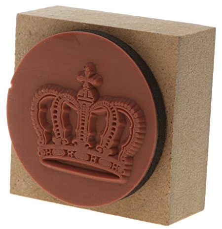 Tiuimk Wachs-Siegelstempel im Vintage-Stil mit Krone, ideal für Bastelarbeiten, Briefe und Geschenkkarten