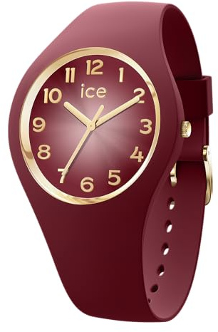 Ice-Watch - ICE glam secret Burgundy - Rote Damenuhr mit Plastikarmband - 021327 (Small +)