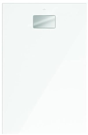 Receveur zero ressaut 120 x 90 x 4 VILLEROY ET BOCH Le Valence 1200 x 900 x 40 mm blanc céramique avec cache-bonde