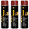 Deco Color 3 STÜCK ACRYL CAR LINE Grundierung ROTBRAUN 500ml - Haftgrund für z.B. Alufelgen, KFZ, Holz, Beton uvm. (3 Dosen 500ml Grundierung Rotbraun)