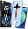 MAGIC JOHN 2 unidades para iPhone 12/iPhone 12 Pro para cristal blindado (6,1 pulgadas), eliminación de polvo, dureza 9H, protector de pantalla ultratransparente, sin burbujas, fácil instalación