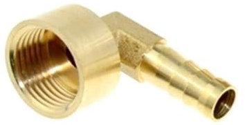 Messingschlauch, Tülle 1/4 3/8 1/2 BSP Innengewinde Kupferanschluss, Messing Rohranschluss Winkel 8mm 10mm 12mm 14mm 16mm, Wasserschlauchanschlüsse(3/8 BSP,8mm Barb)