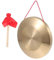 SOIMISS Handgong Satz Kupfer Gong Schlaginstrument mit Hammer Traditionelles Chinesisches Musikinstrument für Partys und Konzerte