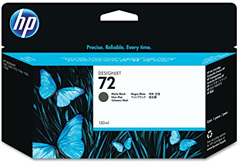 HP 72 Nero, Cartuccia Inchiostro Originale | Compatibile con HP DesignJet T2300e, T1300, T1200, T1120, T795, T790, T770, T620, T610, 130 ml (C9403A)