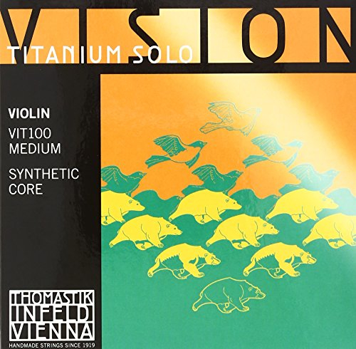 Thomastik-Infeld, Corde per violino Vision Titanium Solo Synthetic Core, Medium