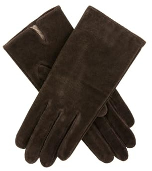 Dents Emily Women's Suede Gloves MOCCA L