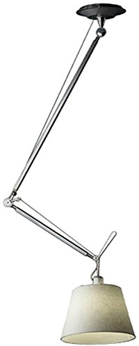 Artemide Tolomeo Deckenleuchte Decentrata 32, Lampenschirm Pergament