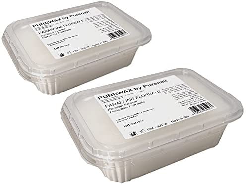 2 pains de 500 ml de paraffine FLOREALE pour chauffe paraffine, Soin des mains et des pieds