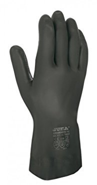 Juba G, sin soporte látex/neopreno flocado ligero, negro - SIZE: 9