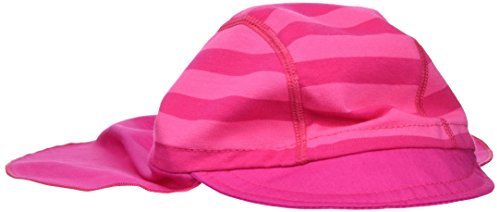 maximo Baby-Mädchen Schildmütze Nackenschutz Mütze, Rot (Pink/Dunkelpink 405), 49