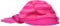maximo Baby-Mädchen Schildmütze Nackenschutz Mütze, Rot (Pink/Dunkelpink 405), 49
