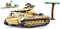 Sluban Klemmbausteine SL95562, WWII - Leichter Dt. Panzer (356 Teile) [M38-B0691], Spielset, Klemmbausteine, Soldaten, mit Spielfigur, Army WWII, Multi Color