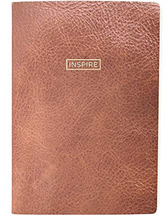 Tagebuch mit weicher Goldfolie „Inspire“